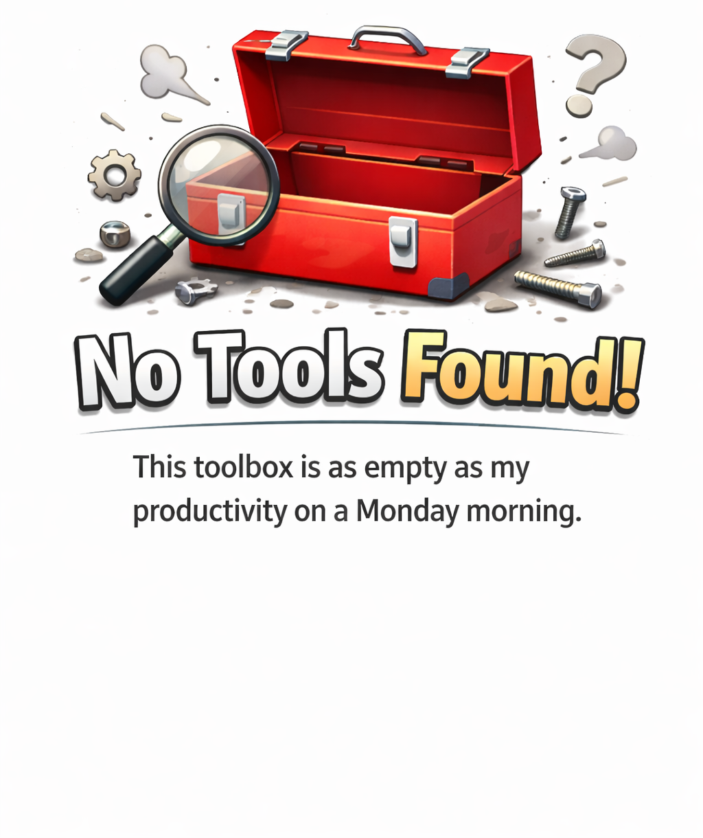 No Tools found